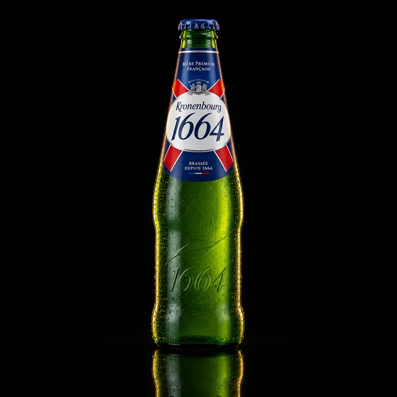 Kronenbourg 1664 bouteille verre