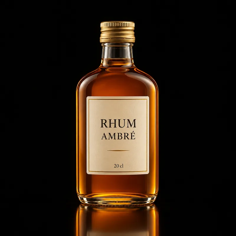 Flash rhum ambré